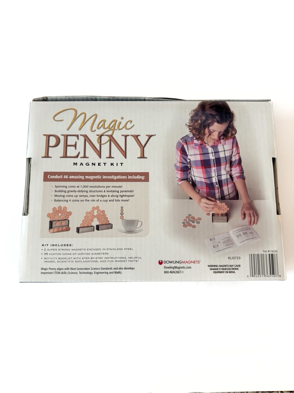 Magic Penny Magnet Kit STEM Kids Toy Play Fun - Picture 4 of 6